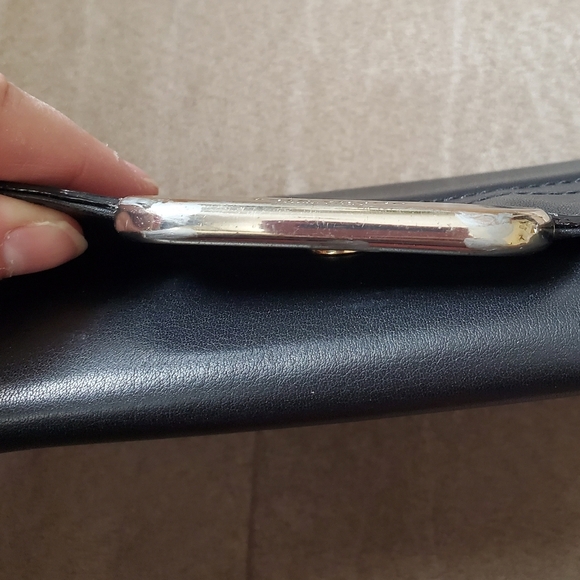 KATE SPADE TOMPKINS SQUARE FLAP CHRISSY Wallet In Black - Picture 10 of 10